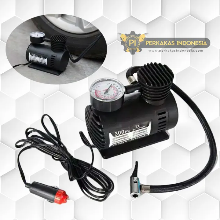 Pompa Ban Mobil Motor Sepeda Motor Mini Compressor Portable Alat ...