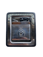 กลอนไฟฟ้าสแตนเลส แนวตั้ง สำหรับรถทัวร์ รถขนส่ง รถบรรทุก ยี่ห้อ G (Door lock)