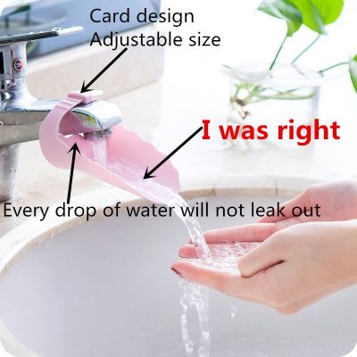 1/2PCS Bathroom Faucet Extender Adjustable Baby Hand Washer Childrens Sink Faucet Extender Bathroom Pendant Child Splash Spout