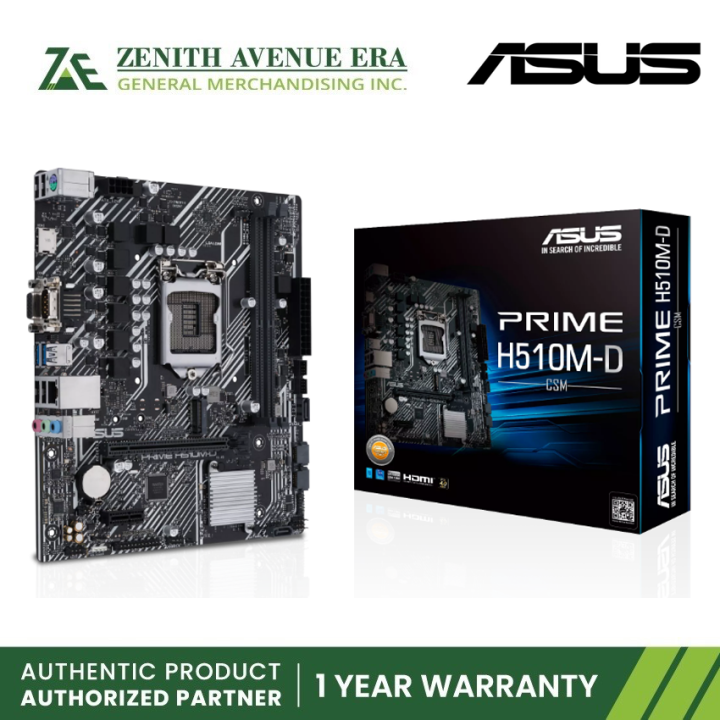 Asus Prime H510MD/CSM LGA1200 DDR4 mATX Motherboard Asus Motherboard