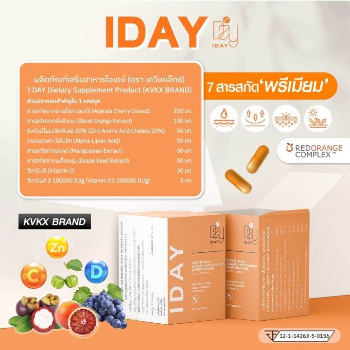 kvkxthailand-i-day-dietary-supplement-product-1-กระปุก-ผลิตภัณฑ์อาหารเสริม-วิตามินกันแดดแบบกิน-บรรจุ-20-แคปซูล