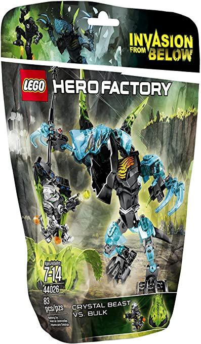 Lego Hero Factory 44026 - CRYSTAL Beast vs. BULK - Bộ xếp hình Lego BULK  đối đầu quái vật 