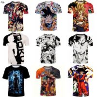 2023 Customized Fashion Lowest price Anime  9527 Characters Son 9527 3D Printed T-shirt Super Saiya God Veget，Contact the seller for personalized customization