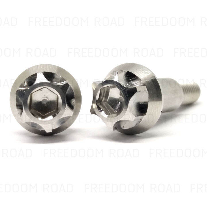 น๊อตสลักมือเบรค-honda-raider-150-n-max-x-max-หัวเหลี่ยมใน-นอก-น๊อตสลักมือเบรคหัวโกโร่ฮอนด้า