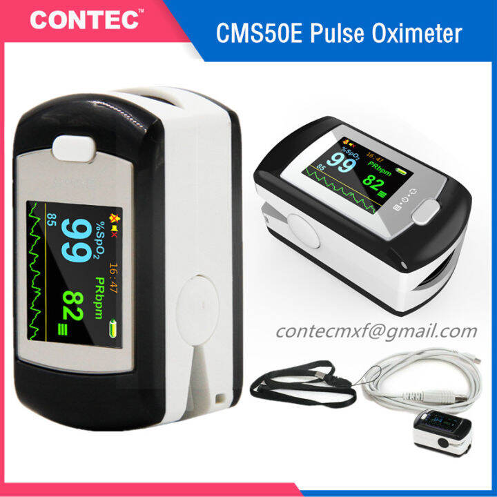 CONTEC CMS50E OLED Finger Pulse Oximeter Blood Oxygen Saturation SPO2