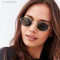 ▪卐☊ Women Female Oval Sunglasses Eyewear Driver Goggles Gold Small Retro Vintage Sexy Round Sunglasses Frame Cycling Accessories