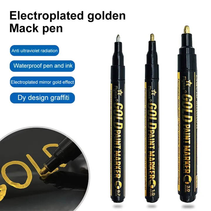 Gold Mirror Marker Liquid ปากกา Art DIY Liquid Mirror เรซิ่นกระจกสี