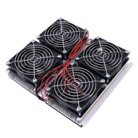 Semiconductor Peltier Cooler 240W Semiconductor Refrigeration Thermoelectric Peltier Cold Plate Cooler with Fan New