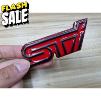 โลโก้ เอสทีไอ สีดำแดง ติดกระจังหน้า งานโลหะ ซูบารุ STI Subaru black/red for front grill logo emblem metal #สติ๊กเกอร์ติดรถ ญี่ปุ่น  #สติ๊กเกอร์ติดรถยนต์ ซิ่ง  #สติ๊กเกอร์ติดรถยนต์ 3m  #สติ๊กเกอร์ติดรถ