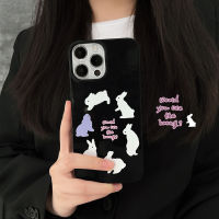 Ins เคสด้านหลังเคส TPU แบบอ่อน IPhone รูปกระต่ายน่ารักสำหรับ iPhone 14 Pro Max iPhone 14 Plus iPhone 13 Pro Max Iphone 13 Mini iPhone 12 Pro Max Iphone 12 Mini 11 Pro Max XS Max XR 7 Plus 8 Plus SE เคสโทรศัพท์กันกระแทกแบบซิลิโคนพร้อมส่ง?