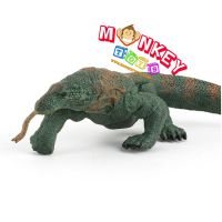 Monkey Toys - โมเดลสัตว์ Komodo Dragon มังกรโคโมโด เขียว ขนาด 16.00 CM (จากหาดใหญ่)