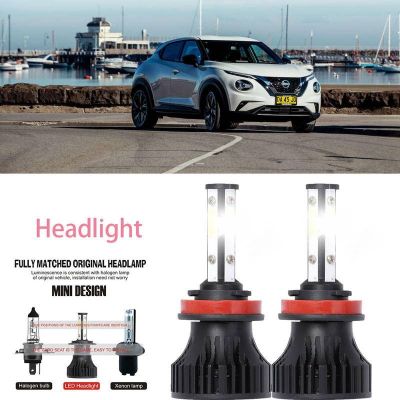 หลอดไฟหน้ารถยนต์ LED LAI 40w 6000k สีขาว สําหรับ nissan Juke (f15) 2015-2023 2PCS