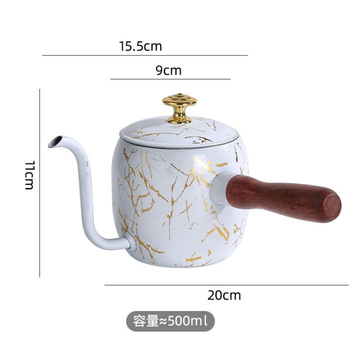 pour-over-coffee-kettle-500ml-coffee-pot-ergonomic-anti-scalding-wooden-handle-vertical-water-flow-gooseneck-coffee-kettle