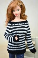 Handmade Knitted Sweater Tops for barbie original Coat Dress Clothes For barbies 1/6 BJD Doll Accessories Girls Kids Toy Gifts