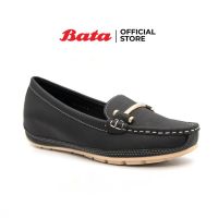 Bata LADIESCASUAL MOCCASINE รองเท้าลำลองแฟชั่นหญิง แบบสวม สีดำ รหัส 6516232