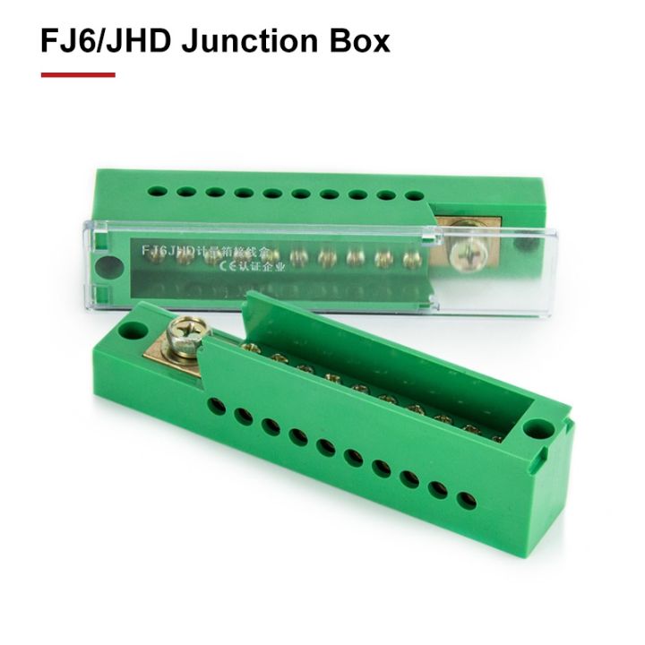 fj6-jhd-junction-box-unipolar-splitter-1-in-multiple-out-metering-wire-connector-single-phase-terminal-block-distribution-box