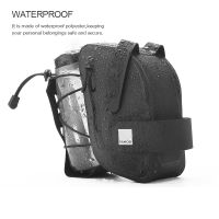 Holiday Discounts Sahoo PRO 132038 Cycling Bicycle Full Waterproof Water Bottle Bike Tail Bag Rear Saddle Pack Holder Carrier Painner 1.5L