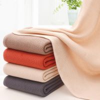 ۞ New Honeycomb Absorbent Bath Towels Cotton Thicken Jacquard Plain Bath Towel 70x140 High Quality Big Towel