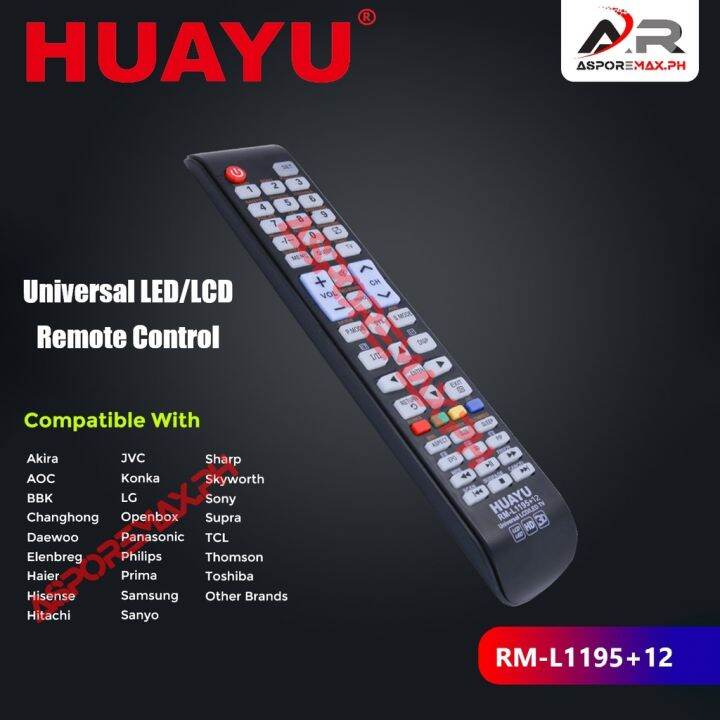 Huayu Rm L Universal Led Lcd Remote Control Lazada Ph