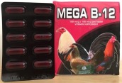 1 VỈ MEGA B12 thuốc bổ gà đá, sung mãn - tăng lực.