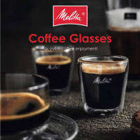 Melitta double wall Espresso glasses (80ml.)