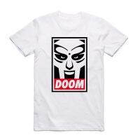 Mens Mf Doom Print T-shirt Madlib Madvillain Hop Rap Fashion T-shirt Casual Short Sleeve Round Neck Summer T-shirt