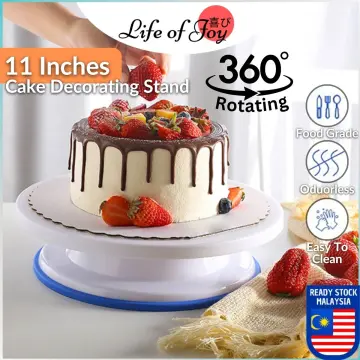 11 inch rotating cake turntable turns