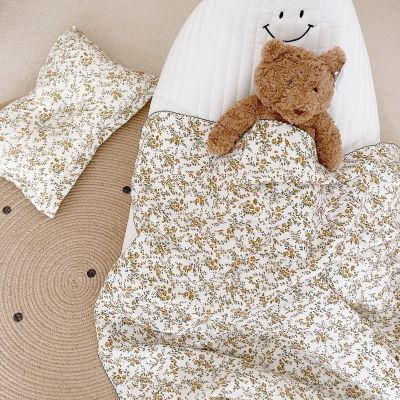 ☂┇ hrgrgrgregre Flor coreana musselina bebê recém-nascido cobertor de cama para meninas princesa infantil crianças berço cobertores fotografia adereços