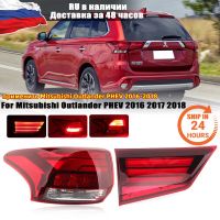 ไฟท้ายซ้าย/ขวาสำหรับ Mitsubishi Outlander PHEV 2016 2017 2018ไฟเบรคหลังสัญญาณเลี้ยวและหยุดสำหรับอุปกรณ์เสริมรถยนต์รถยนต์