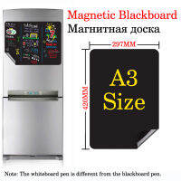 A3 Size Blackboard Calendar Magnetic Chalkboard for Kids Message Table Painting Writing Board Fridge Menu Sticker