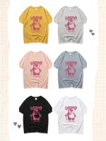 Ladateens shop 9601 เสื้อยืดผู้หญิง-ชายสาวลายการ์ตูนน่ารัก มี 7 สี