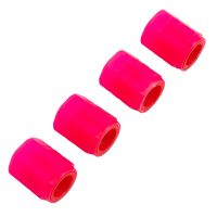 4PCS Fluorescent Pink Car Wheel Tire Tyre Air Valve Stem Cap Cover Motorcycle Luminous Tire Cover Car Wheel Plugs ABS Tire Cap