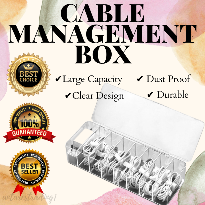 Best Seller CABLE MANAGEMENT BOX Dustproof Storage Cable Management