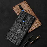 New Luxury 3d Crocodile Pattern Genuine Leather Standing Case For Xiaomi Note 7 Pro Cases Phone Cover Coque For Redmi K30 K20