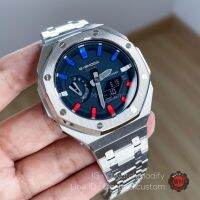 GShock AP Pepsi รุ่น GA2110ET-2A เพิ่มความ Luxury ด้วยกรอบสแตนเลส ของแท้