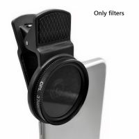 37mm 52mm Ultra Slim CPL Circular Polarizing Lens Filter High definition lens Mobile Phone Microscope Macro Lens With Phone Clip