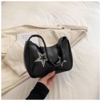 ZARAˉ high-end texture all-match ins silver small bag women 2023 new summer French style hot girl armpit bag tide 2023 new