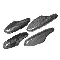 4Pcs Carbon Fiber Car Interior Door Armrest Panel Door Bowl Decoration Frame for Honda Civic 2022