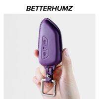 Betterhumz Car Key Case Nappa Cowhide For Volkswagen VW Tiguan MK2 Magotan Passat B8 CC Keychain Protection Bag Accessories