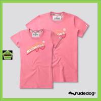 Rudedog เสื้อคอกลม ชาย หญิง รุ่น Spirit  สีชมพู