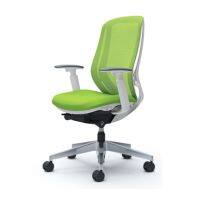 OKAMURA เก้าอี้รุ่น SYLPHY, ALUMINIUM BASE, WITH 3D ARMREST, LIME GREEN เก้าอี้ทำงาน เก้าอี้สำนักงาน Ergonomic Chair