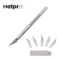 【YF】 Helpro Metal Scalpel Tools Kit Non-Slip Blades Engraving Mobile Phone Film Paper Cut Handicraft Carving  11