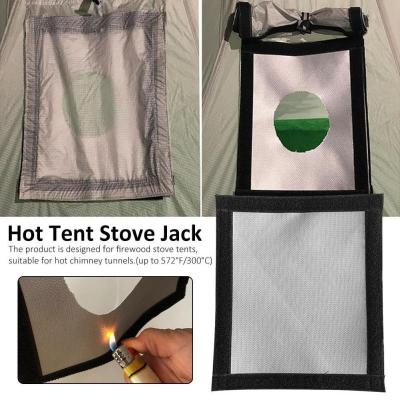 Hot Tent Stove Jack Heat-resistant Cloth Fireproof Anti-scalding Ring Protection Ring Fire-resistant Snare Accessories
