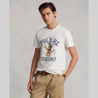 Original Ralph Laurens T-shirt All-match Casual Fashion Men Round Neck Short-sleeved T-shirt High-quality Cotton Printed T-shirt