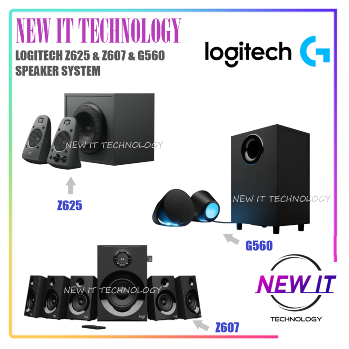 Logitech 400w System 2.1 Subwoofer&Optical / 160w Wireless Bluetooth 5.1 / G560 Lightsync RGB Gaming Speaker Lazada