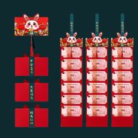 Folding Birthday Hongbao Cartoon Red Envelopes for 2023 New Year Money Bag Kawaii Spring Festival Red Packets Kids Gifts Pouch