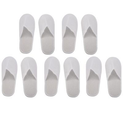 Disposable Slippers,60 Pairs Closed Toe Disposable Slippers Fit Size for Men and Women for Hotel, Spa Guest Used