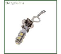 Zhangxiuhua หลอดไฟแผ่นเรืองแสงไฟตัดหมอกขับรถรถยนต์รถยนต์สีขาวซีน็อน9 LED แบบ SMD H3 12V