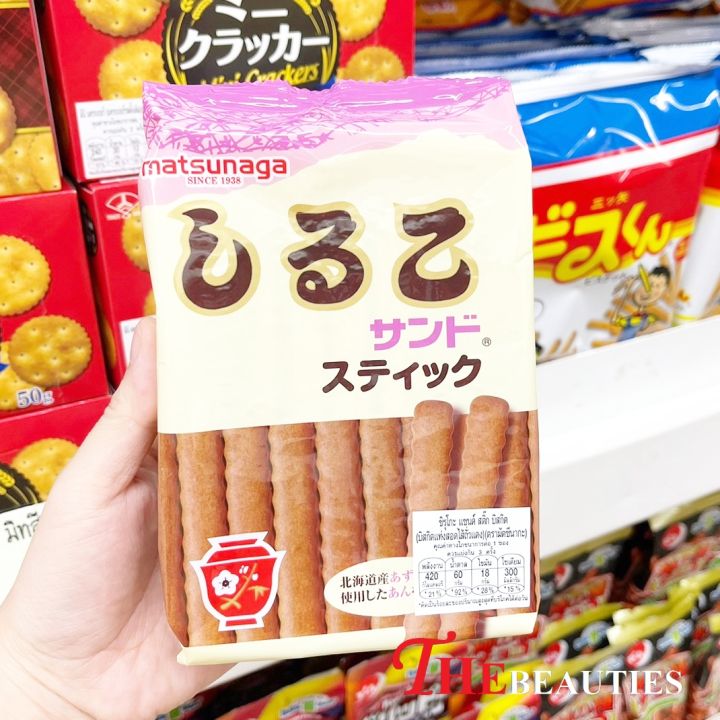 พร้อมส่ง-shiruko-sand-stick-biscuit-90-g-made-in-japan-บิสกิต-สอดไส้ถั่วแดง-ขนมญี่ปุ่น-ชิรุโกะ-แซนด์-สติ๊ก-บิสกิต-บิตกิตแท่งสอดไส้