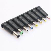 Universal 1 set = 8pcs / set 5pin Jack Plugs DC for Laptop AC Power Adapter Tips Connectors for Computer Notebook